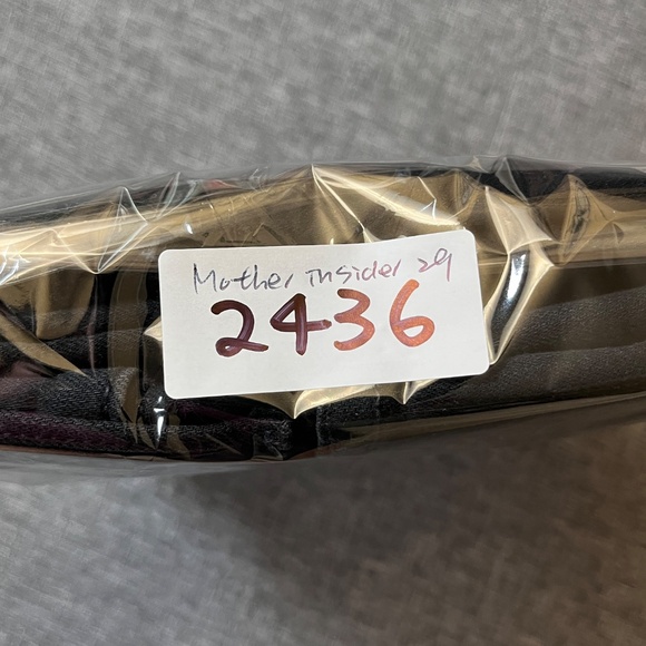 Mother Insider Crop Step Fray Not Guilty Jeans - Women's Size 29 - Black - Picture 13 of 13